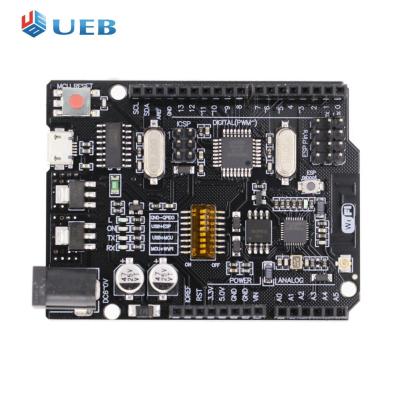 บอร์ดโมดูล WiFi ATmega328P R3หน่วยความจำ32Mb โมดูลบอร์ดพัฒนา ESP8266 USB-TTL CH340G DIP-Switch