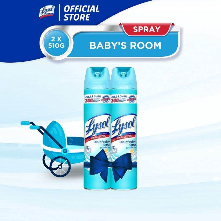 ♠ Lysol Disinfectant Spray Baby's Room 510g Twin Pack Lazada PH
