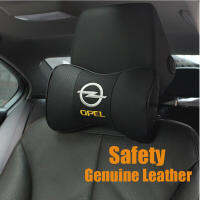 VEHICAR Opel Opc รถของแท้หมอน1PC รถหนัง Headrest คอ Protector Vita Astra Merina Zafira เบาะ