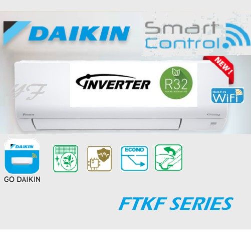 Daikin R32 Standard Inverter Wall Mounted Ftkf Series Inverter Smart