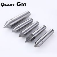 Q.Grt Lathes Tailstock Machine Tool MT1/2/3 Morse Taper Alloy Solid Dead Center Drilling Lathe machine รองรับ Tailstock End