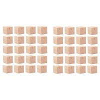 40Pcs Wooden Name Card Holder Wooden Table Number Stands Solid Wood Place Card Holders for Name Tags,Pictures,Postcards