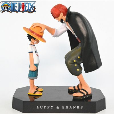 One Piece Luffy Shunks Anime Figures PVC Toys for Children Action Figures 18cm Monkey D Luffy Collector Model Doll Birthday Gift