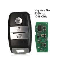 Keyless ไปรถเต็มสมาร์ทกุญแจรีโมท433เมกะเฮิร์ตซ์ ID46 Pcf7952 Fob ควบคุม Pn 95440-D9510สำหรับ KIA K5 KX3 S Portage Sorento