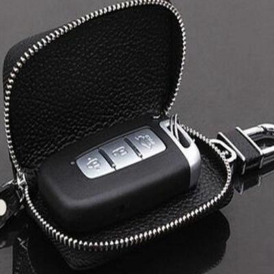 【CW】 Car Wallet Holder Chain Collector Organizer Leather Keychain