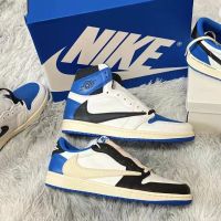 1 Lightning Barb Ts Hiroshi Fujiwara White  Blue And Black Low-top Sneakers For Men And Women High-top Basketball Shoes Joe 1low Couple Shoes