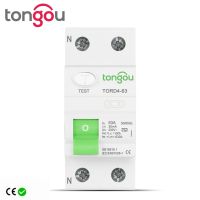 TONGOU AC Type RCCB Electromagnetic Residual Current Circuit Breaker AC ELCB 2 Pole 16A 25A 32A 40A 63A RCD 10mA 30mA 100mA