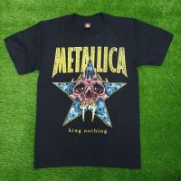 New เสื้อยืด พิมพ์ลายวงร็อค METALLICA King Nothing Skull Rock Zakk Sil Khannaz ButterFingers Cromok Search Wings ACDC