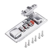 ☈ Password Lock Latch Set Silver Coded Lock 65mmx29mm Vintage Jewelry Wooden Box Gift Case Luggage suitcase chest hardware w/Screw