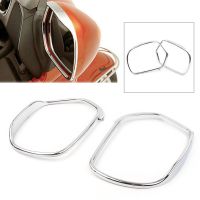 GL 1800 Wing Motorcycle Rearview Side Mirrors Trim Decoration Cover For Honda  Wing GL1800 2001-2011 Chrome ABS 1Pair