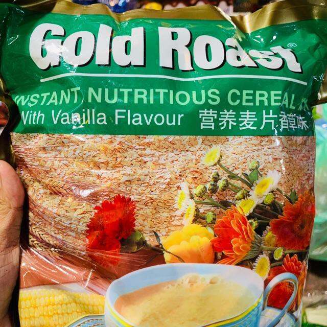 gold-roast-เครื่องดื่มธัญพืช-ห่อ-20-ซอง-มี-2-รส-วนิลา-amp-ช็อกโกแลต-ช็อคโกแลต-โกดังขนมนำเข้าราคาถูก