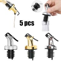 【LZ】✠☂❣  Azeite Drip Wine Pourers Dispensador De Licor Bocal à Prova De Vazamento Garrafa De Azeite Rolha De Vinho Óleo Pourer Ferramentas De Cozinha 1 3 5 Pcs