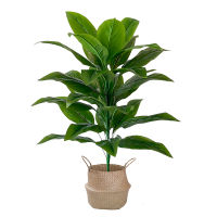 6885cm Large Artificial Palm Plants Tropical Banana Tree Leaf Plastic Monstera Fronds Big Fake Tree For Home Outdoor Decor