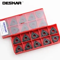 10PCS DESKAR WNMG080404 WNMG080408 WNMG080412 PR CM CQ HQ LF9118 CNC เครื่องมือกลึงคาร์ไบด์แทรกเครื่องกลึง