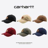 ✓ Lett หมวก Carhartt สำหรับผู้ชายและผู้หญิงเพื่อกลับคืนสู่วิธีโบราณหมวกเบสบอลล้างหมวกนุ่มหมวกชายคาโค้งโจ๊กเกอร์