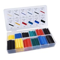 328pcs Heat Shrink Tube Assorted Insulation Shrinkable Tube 2:1 Polyolefin Wire Cable Sleeve Kit MUMR999 Electrical Circuitry Parts