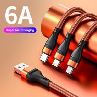 （AA NEW） 6A 100W สาย Usb ชนิด C,ตัวชาร์จไฟสำหรับ iPhone เร็ว13 Samsung Xiaomi Huawei USB สายข้อมูลโทรศัพท์มือถือ