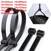 【CW】 30PCS self locking nylon cable tie 10x350 black plastic cable tie 10x500 zipper type cable tie coarse and thick cable tie 10x700