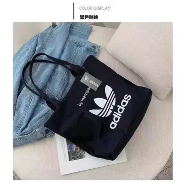 COD Adidas Originals Shopper Black Lifestyle Bags New Accessories Shopping Bag  Tote Fashion