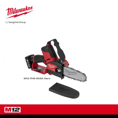 Milwaukee เลื่อยตัดกิ่งไร้สาย 12 โวลต์ M12 FHS-0X + แบตเตอรี่ M12 B6 Milwaukee เลื่อยตัดกิ่งไร้สาย 12 โวลต์ M12 FHS-0X + แบตเตอรี่ M12 B6