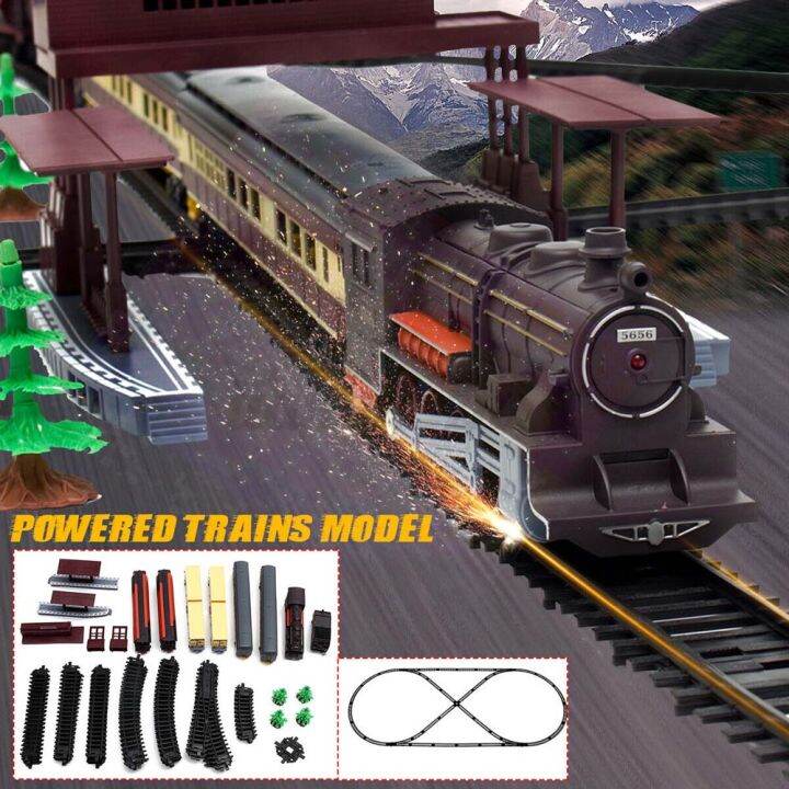 electric-large-classic-train-set-rail-track-carriages-kids-vehicle-toy-gift-train-set-metal-alloy-electric-trains-w-steam-locomotive-oil-tank-train-cargo-cars-tracks-train-toys-lights-toys-kids-friend