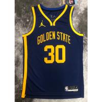 【Hot Pressed】2023 Nba Golden State Warriors No.30 Curry Dark Blue Basketball Jersey