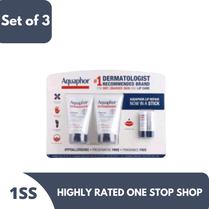 Aquaphor Healing Ointment + Lip Balm Repair 1 Set Lazada PH