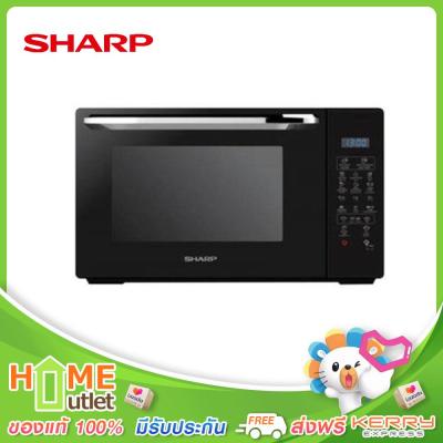 SHARP เตาอบไมโครเวฟ 20 ลิตร ระบบสัมผัส รุ่น R-652PBK