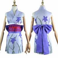 Anime Miss Allsunday Nico Robin Cosplay Costume Women Kimono Dress Wig One Onigashima Piece Outfit Halloween Carnival Suit