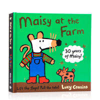 Maisy at the farm mouse Bobos operation book of pulling mechanism on the farm the 30th anniversary edition hardcover childrens English early education enlightenment cognitive picture book character cultivation