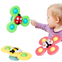 1pcs Baby Cartoon Fidget Spinner Toys Colorful Insect Gyro Educational Toy Kids Fingertip Rattle Bath Toys For Boys Girls Gift
