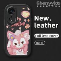 เคส Chenyyyka สำหรับ OPPO Reno 8T 5G A1 Pro 5G เคสลายการ์ตูนน่ารัก LinaBell ใหม่ฝาหลังเคสใส่โทรศัพท์หนังกันกระแทกป้องกันซิลิโคนนิ่มเลนส์กล้องถ่ายรูปเคสรวมทุกอย่าง