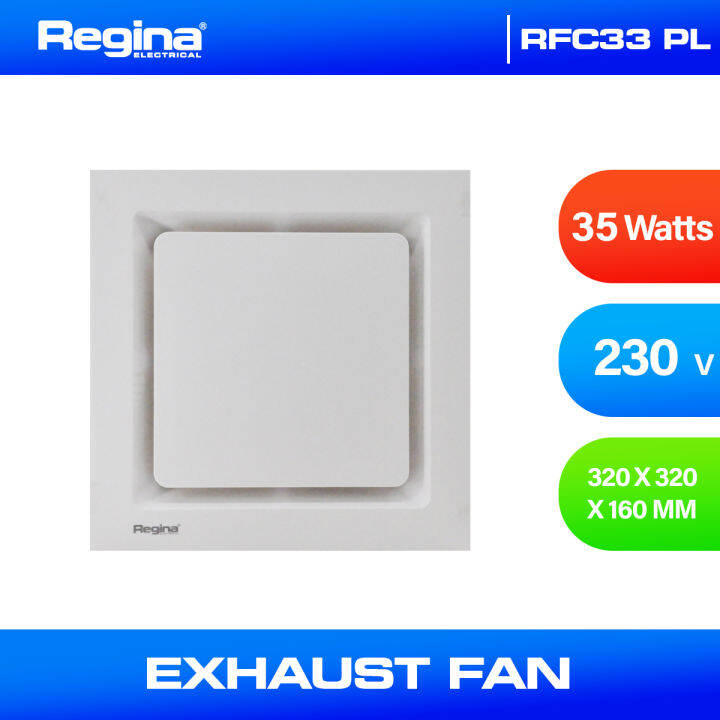 REGINA 30x30 Ceiling EXHAUST FAN RFC33PL Lazada PH