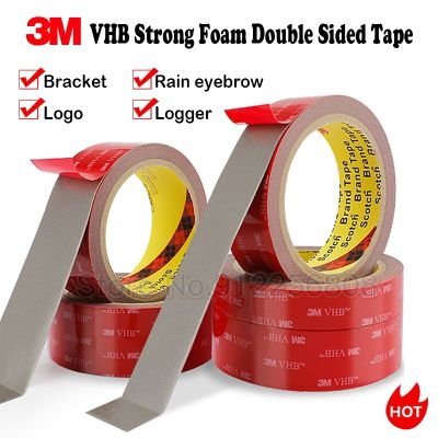 0.8mm Thickness Car Special Double Sided Tape 3M VHB Grey Strong No Trace Waterproof 3M DOUBLE SIDE TAPE ECOR AND OFFICE DECOR Adhesives  Tape