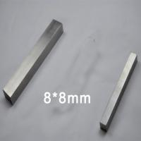 【CW】 8mm x 500mm length GR2 titanium square bar strip alloy rod quadrate