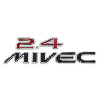 โลโก้ ติดท้าย เรซิน "2.4 MIVEC" สีแดง,ดำ 1ชิ้น Mitsubishi Space Wagon 4ประตู ปี2004-2012 ขนาด16cm*5cm*0.2cm มีบริการเก็บเงินปลายทาง Logo Emblem