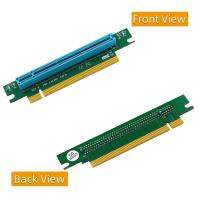 PCI-Express 16X Riser Card with 12V/3.3V Powers LED for 1U /2U Server M.2 (NGFF) Key B+M to Key M Adapter