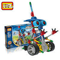 ProudNada Toys ของเล่นเด็ก ตัวต่อเลโก้ เลโก้ หุ่นยนต์ LOZ ROBOTIC KANGAROO JUNGLE 3011-3013