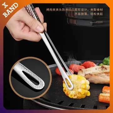 4Pcs 11 Inch Kitchen Tongs Stainless Steel Food Tongs Cooking