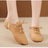 【CC】 New Canvas Flat Shoes Jazz Soft Gymnastics Ballet Sneakers Adults Children