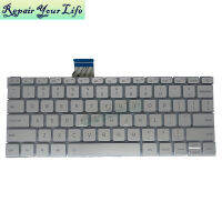 US Laptop Keyboard Replacement Keyboards for Xiaomi Mi Notebook Air 12.5 English Silver Backlight