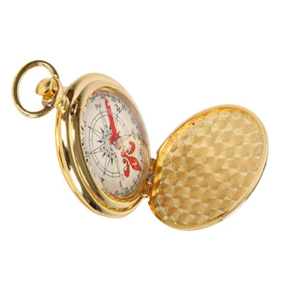 Vintage Compass Pocket Watch Design Outdoor Hiking Navigation Compass Kid Gift Retro Metal Portable Pointing Guide Tool