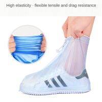 1Pair Waterproof Shoe Cover Men Women 39;s Silicone Sport Rain Boot Cover with Layer Non-slip Material Wear-resistant Thick Reusab