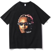 Rapper Young Thug Thugger Print Tshirt Men Gothic Hip Hop T-Shirts Harajuku Retro High Street Oversized T Shirt Streetwear S-4XL-5XL-6XL