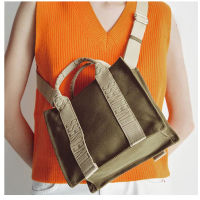 Printed Canvas Portable Tote Bags Khaki Green Mini Casual Shopping Bag Youth Shoulder Bag Crossbody Bags for Women Designer Bag