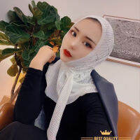 Dubai 2021 New Muslim Turkish Shayla Mesh Eyelet Wrap Hijabs