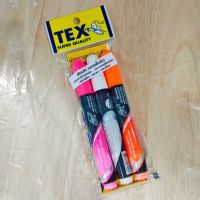 ปากกาชอล์กบอร์ด เท็กซ์  รุ่น 304 แพ็ค 3 ด้าม คละสี  TEX Chalkboard Pen #304 3 Pcs/Pack