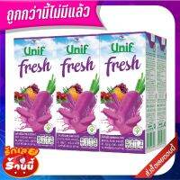 ?แนะนำ!! ยูนิฟ เฟรช น้ำผักผลไม้รวม ผสมแครอทม่วง40% 250 มล. แพ็ค 6 กล่อง Unif 40% Purple Carrot 250 ml x 6 ✨ขายดี✨