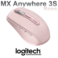 Logitech MX Anywhere 3S 8000 DPI (Rose) เมาส์ไร้สาย สีชมพู ของแท้ ประกันศูนย์ 1ปี