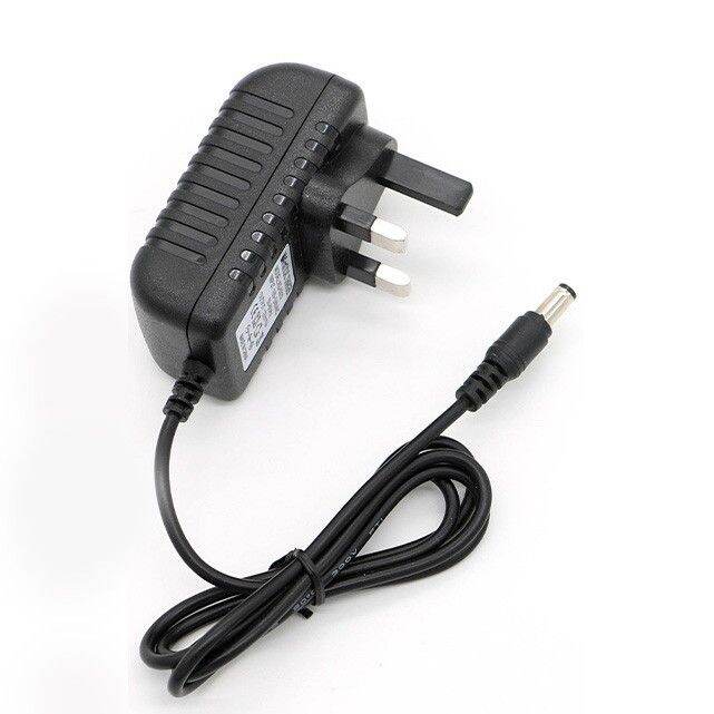 AC/DC Adaptor Output:12V 1A 5.5x2.5mm 3 Pin Plug Type For Malaysia | Lazada